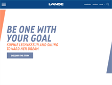 Tablet Screenshot of lange-boots.com